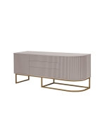 Aparador Miami - Fendi Nouveau c/ Detalhes Dourado Soleil