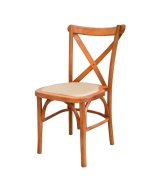 Cadeira Paris Assento Estofado - Freijó