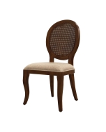 Cadeira Delicate Palha - Freijó - Tecido Pisa Beige