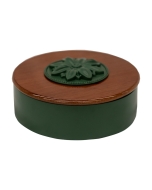 Caixa redonda clássica para decorações