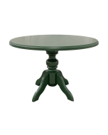 Mesa de Jantar Redonda Slim Munique - 4 Lugares - 1,20m - Verde Oliva