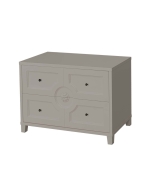 Mesa de Cabeceira Classica na Cor Bege