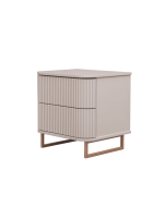 Mesa de Cabeceira Miami - Jardim Secreto com Detalhes Dourado Soleil