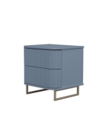 Mesa de Cabeceira Miami - Blue com Detalhes Fendi Lumiere