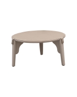 Mesa de Centro Miami P 60cm - Off White - Tecido Kouríssimo Torino Bege