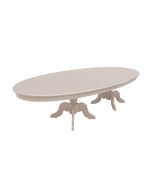 Mesa Oval pés torneados 10 lugares Elegance - Fendi Nouveau