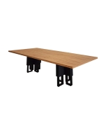 Mesa Amazonas Retangular 2400 - Misto Laminado Cinamomo / Laca