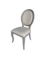 Cadeira Delicate Medalhão - Cinza Claire