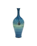 Vaso Garrafa 53x18x18 - Alto Brilho - blue