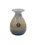 Vaso Bojudo Decorativo em Cerâmica Carolina Haveroth – Borboleta Alto Brilho