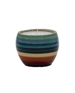 Vaso Vela Casca de Ovo decorativo em Cerâmica Carolina Haveroth – Uyuni Alto Brilho