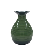 Vaso Bojudo Decorativo em Cerâmica Carolina Haveroth – Amazônia Alto Brilho