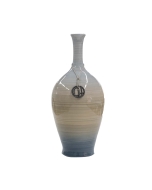 Vaso Garrafa decorativo em Cerâmica Carolina Haveroth – Borboleta Alto Brilho