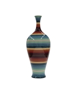 Vaso Garrafa decorativo em Cerâmica Carolina Haveroth – Uyuni Alto Brilho