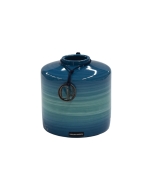Vaso reto decorativo de cerâmica