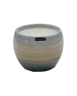 Vaso Vela Casca de Ovo decorativo em Cerâmica Carolina Haveroth – Borboleta Alto Brilho