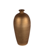 Vaso Carolina Haveroth - Fosco - Dourado Envelhecido