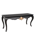 Aparador Lavanda G - Preto com Dourado Soléil