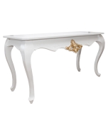 Aparador Provençal Lavanda P - 1,25m - Branco com Dourado Soléil