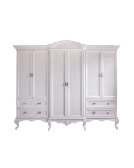 Guarda-Roupas Provençal Clássico Lavanda - Branco