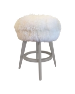 Banqueta Pub com Pelos - Fendi Nouveau