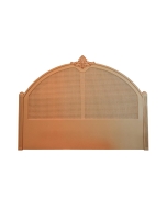 Cabeceira King Lavanda com Palha - Dourado Soleil