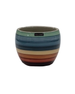 Vaso Casca de Ovo Decorativo em Cerâmica Carolina Haveroth – Uyuni Alto Brilho