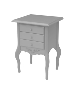 Mesa de Cabeceira Bourbon - Cinza Claire