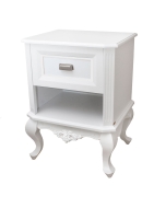 Mesa de Cabeceira Lavanda - Branco