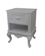 Mesa de Cabeceira Lavanda - Cinza Claire