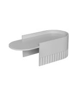 mesa de centro oval moderna