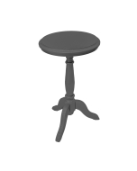 Mesa de Apoio Clássica G - Cinza Imperador