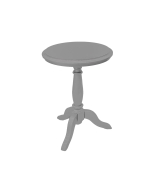 Mesa de Apoio Clássica M - Cinza Claire