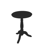 Mesa de Apoio Clássica M - Preto