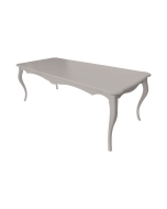Mesa de Jantar Clássica Vintage 6 Lugares - 1,6m - Fendi Nouveau