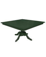 Mesa de Jantar Clássica Quadrada Altesse - 8 Lugares - 1,5m - Verde Oliva
