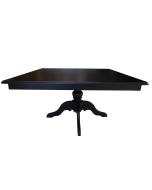 Mesa de Jantar Clássica Quadrada Altesse - 8 Lugares - 1,5m - Preto