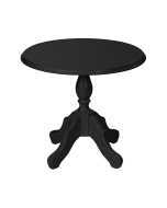 Mesa Lateral Redonda Clássica Petit - Preto