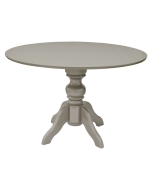Mesa de Jantar Redonda Slim Munique - 6 Lugares - 1,37m - Fendi Lumiére