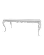 Mesa de Jantar Provençal Lavanda 6 Lugares - Branca