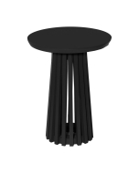 Mesa Ripada Lateral de Apoio Zuli Taís Puntel - Preto