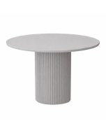 Mesa de Jnatar Redonda Miami 120cm - Cinza Claire
