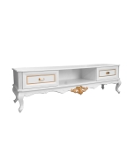 Rack Lavanda 2m - Branco com Dourado Soléil