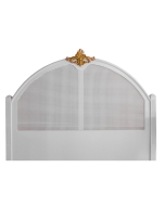 cabeceira lavanda com palha