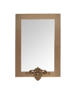 Espelho Lavanda Retangular - Dourado Envelhecido