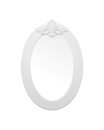 Espelho Lavanda Oval - Branco