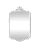 Espelho Entalhado Mediterrâneo - Branco
