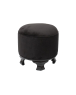 Puff Clássico Redondo Chic - Preto